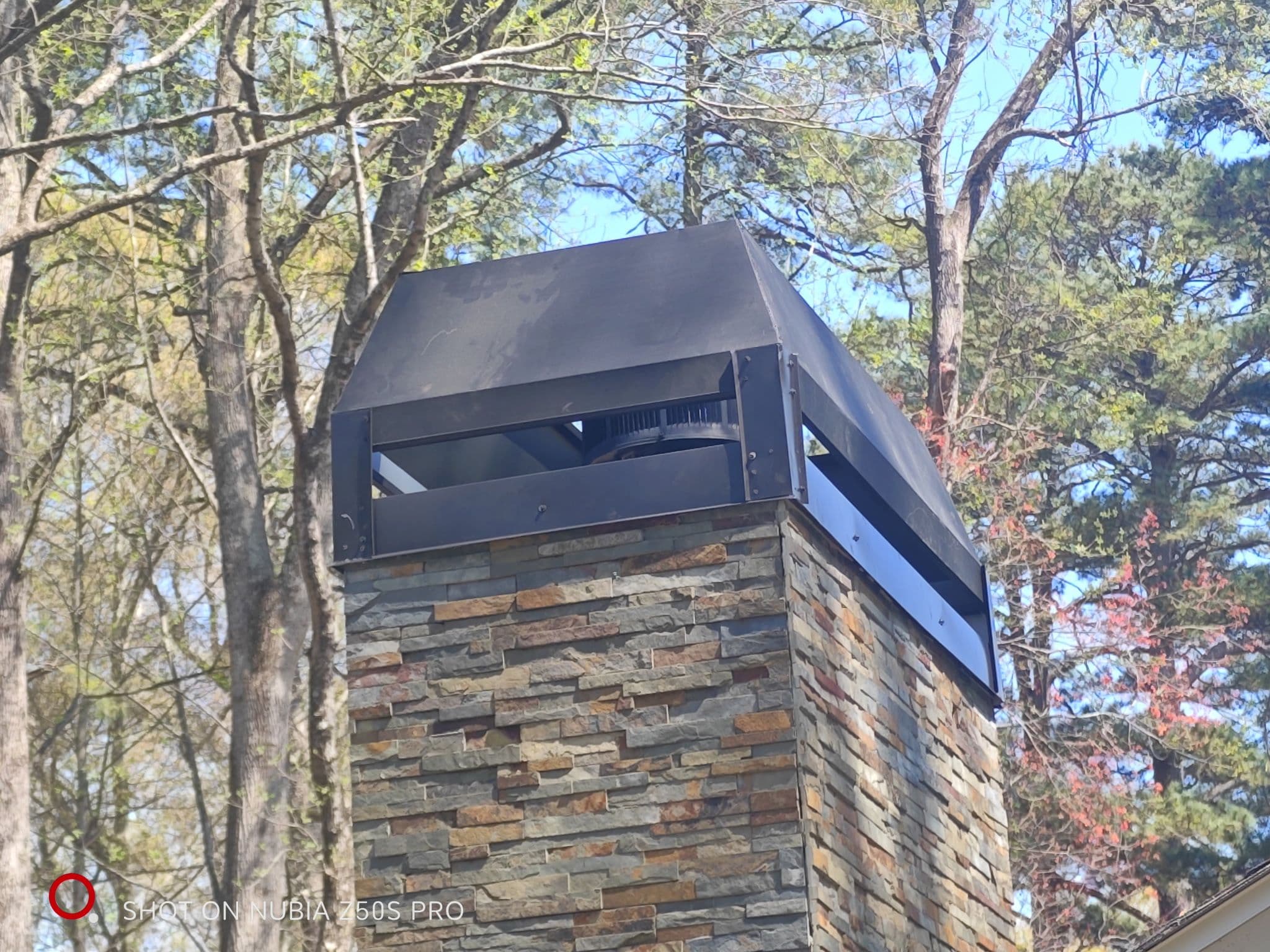 Project Custom Fabricated Chimney Cap Installation in Sandy Springs image