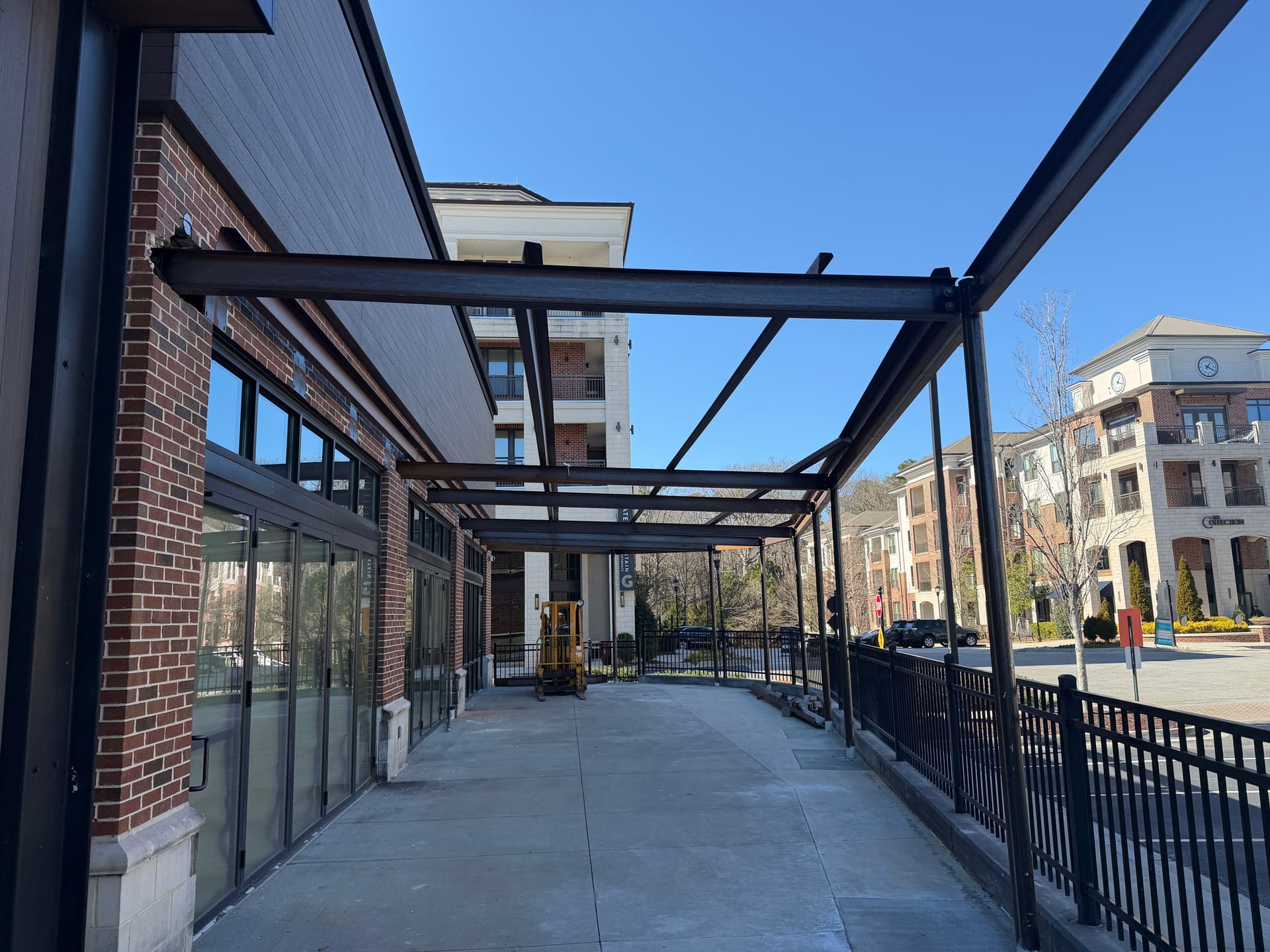 New Commercial Metal Porch Roof Project in Sandy Springs image