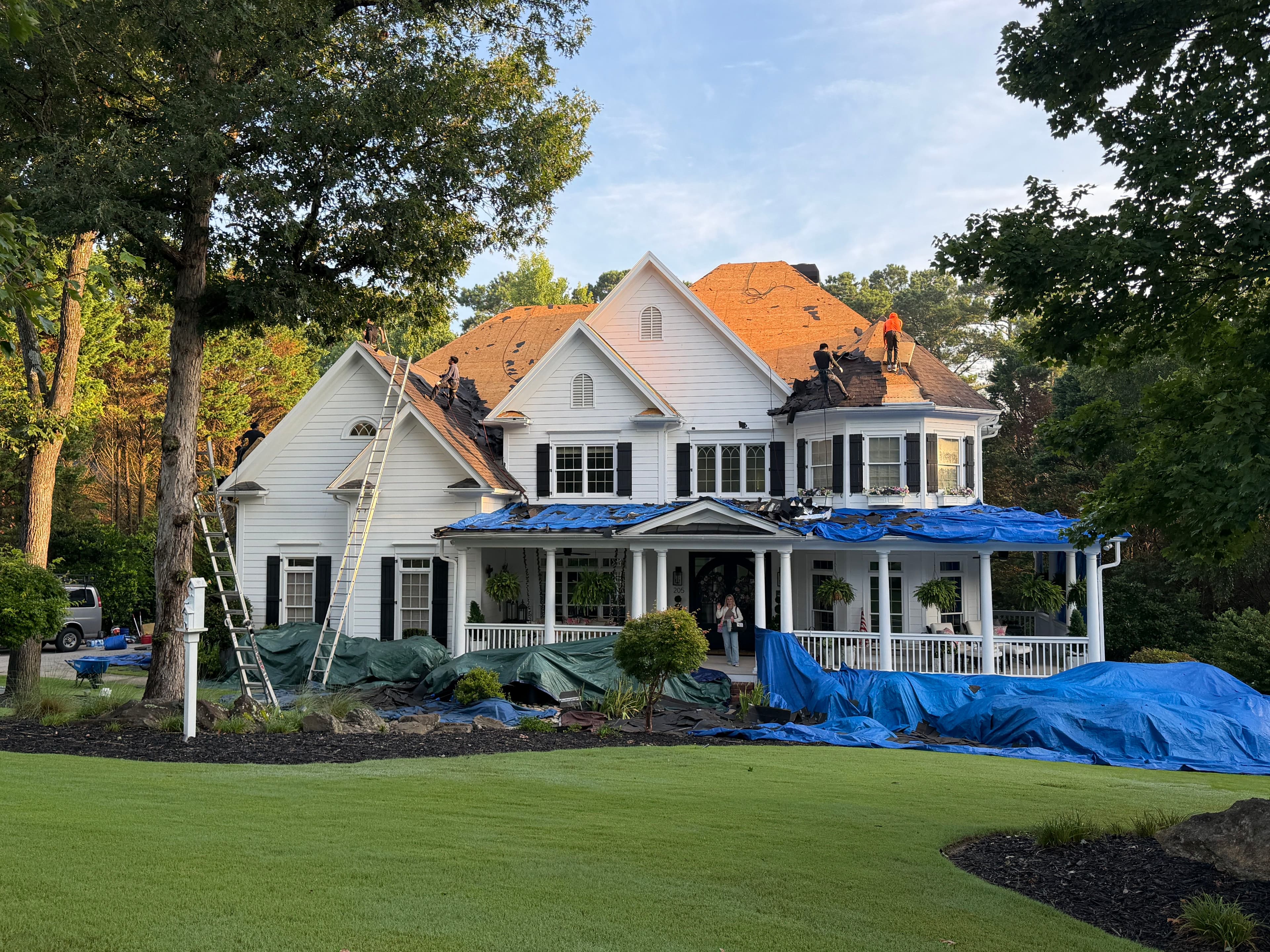 Project Full Roof Replacement Underway on This Alpharetta Home image