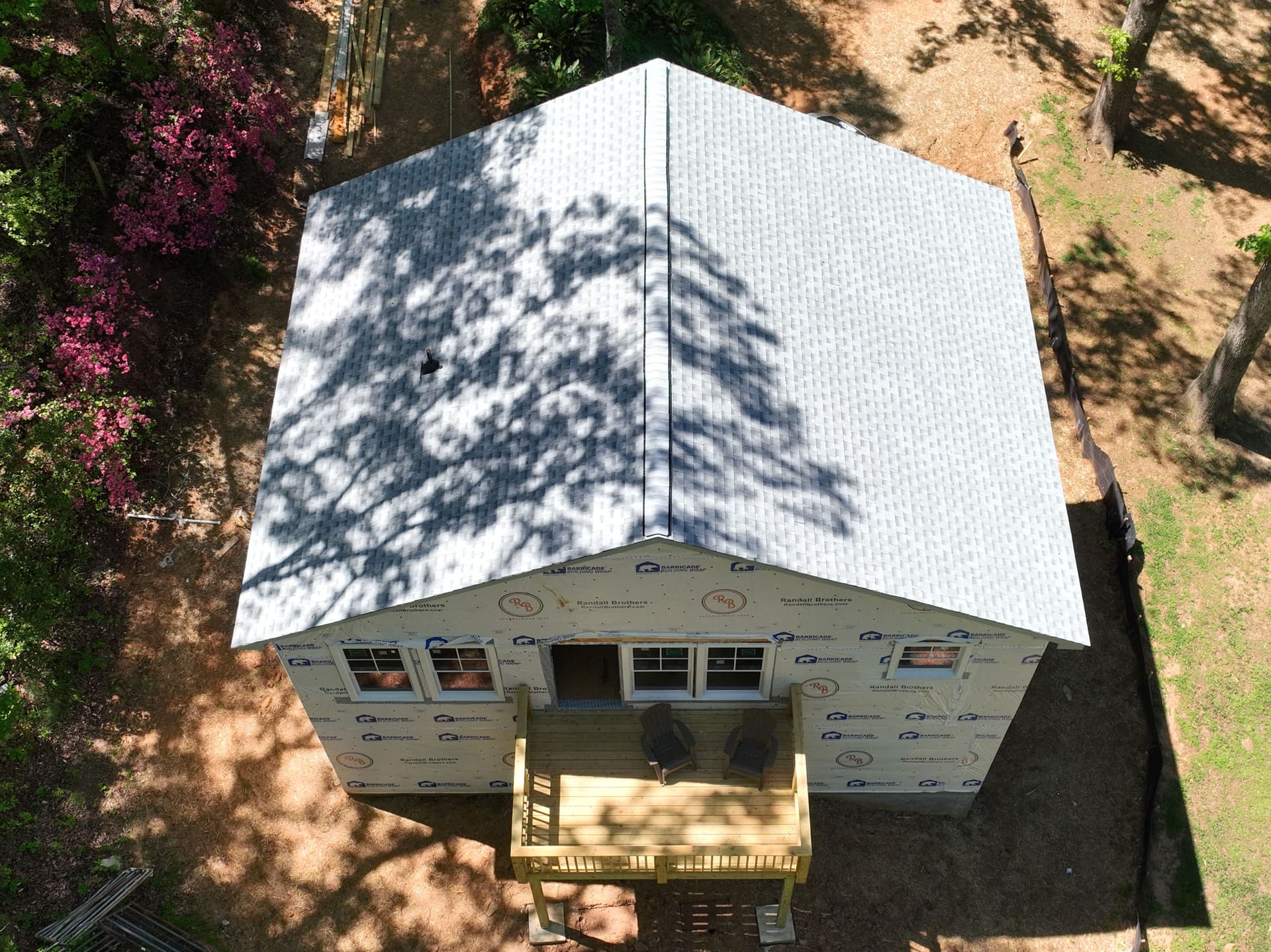 New Barn Roof Installed with GAF Timberline HDZ Shingles in Roswell GA image