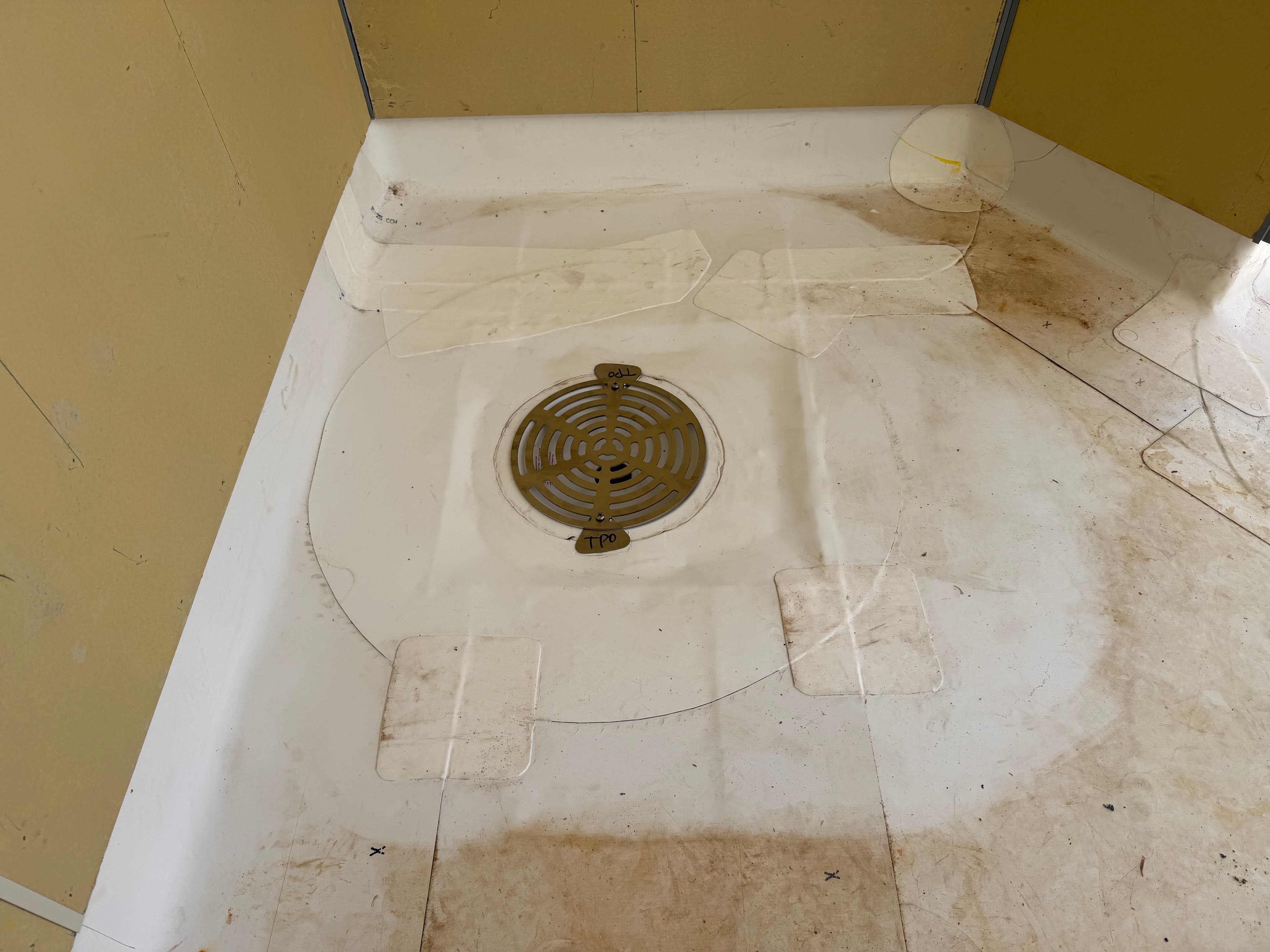 Project Outdoor Deck Drain Installation on TPO Roof in Sandy Springs image