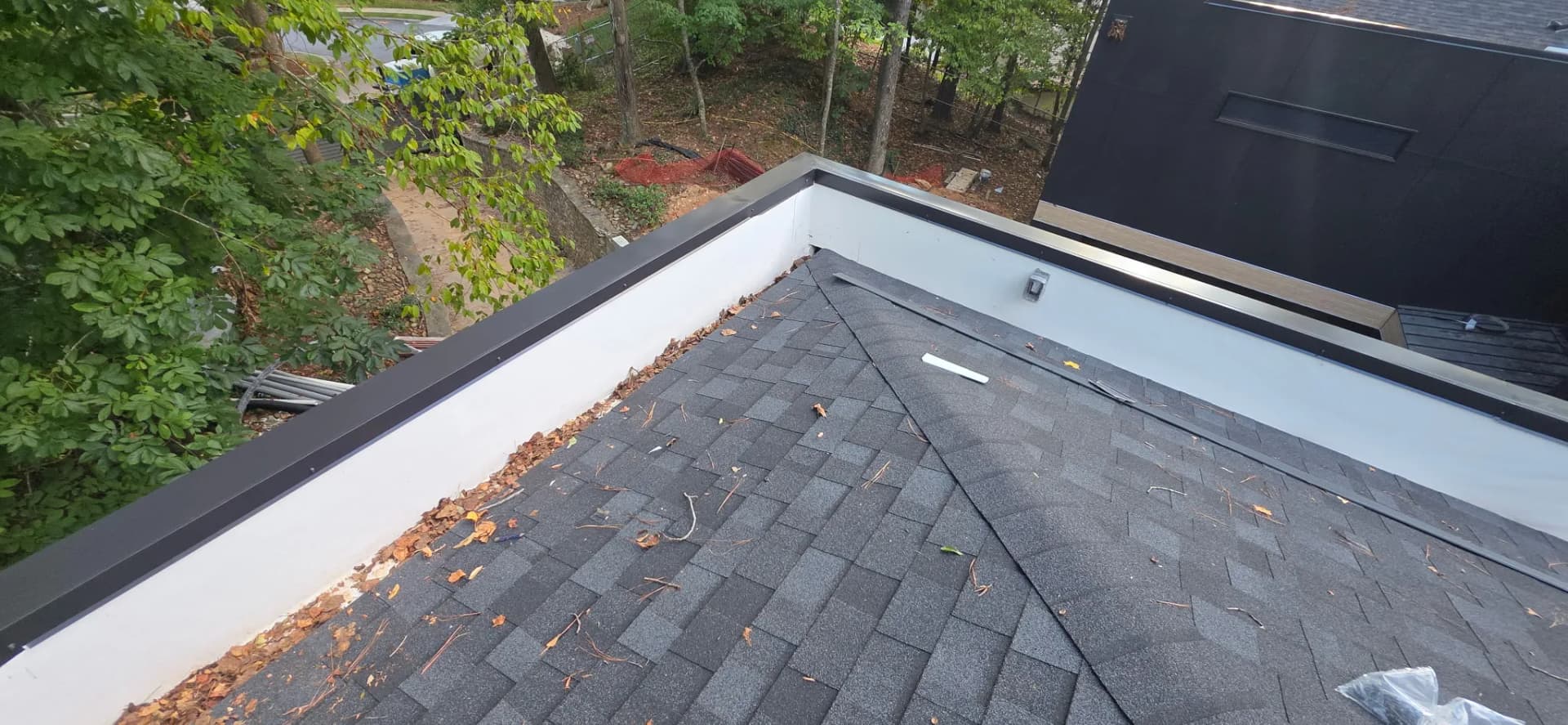 Gallery photos for Custom Metal Coping Installation on a Sandy Springs Roofline: Image #2