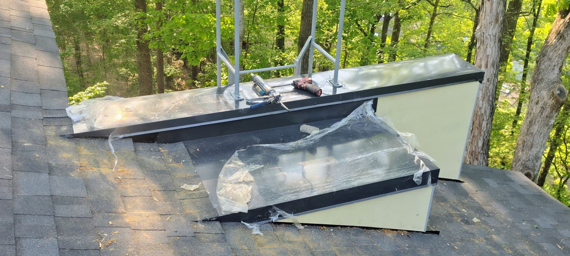 Custom Metal Flashing Work on a Sandy Springs Roof image