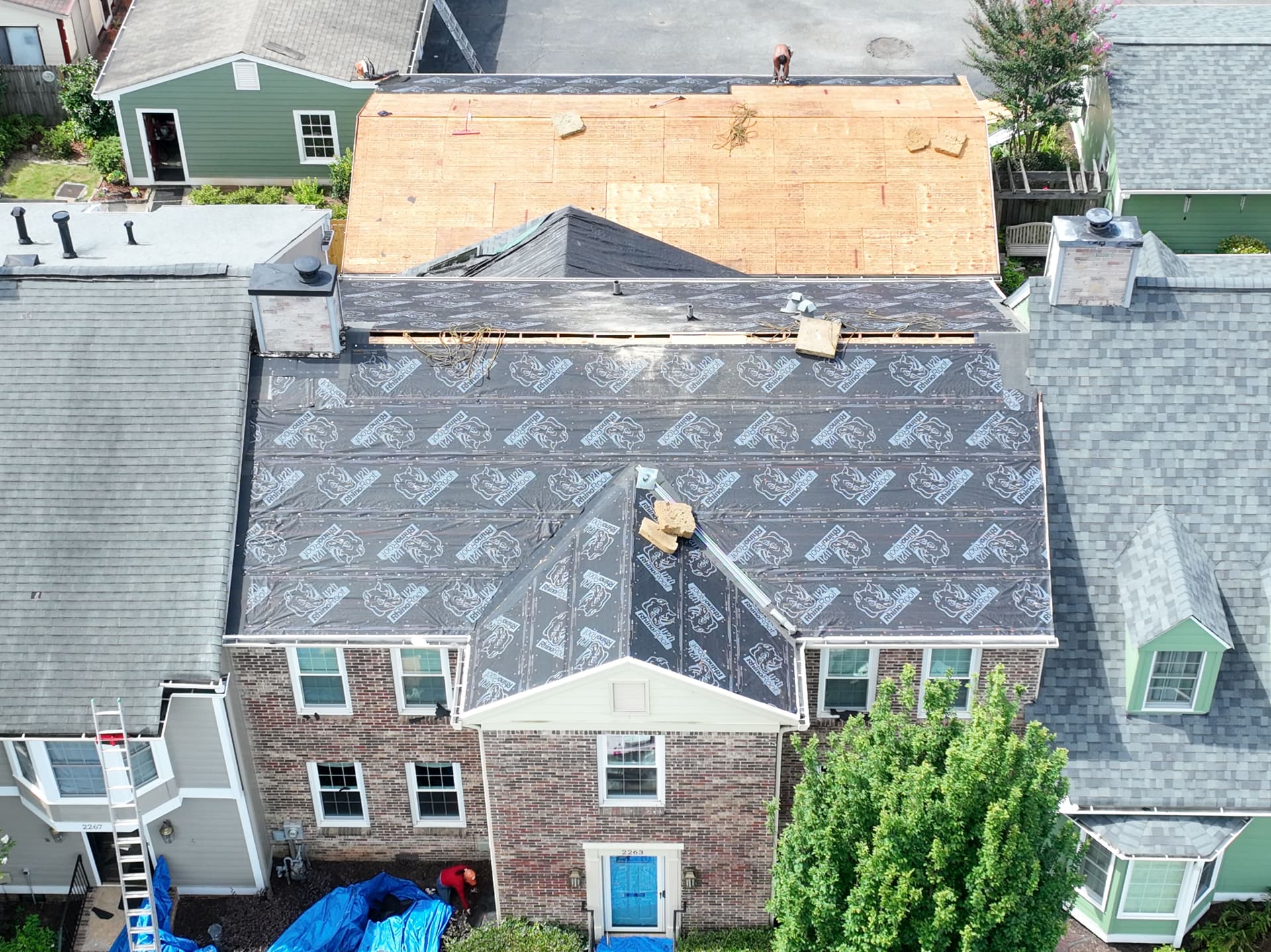 Roof Replacement Underway in Decatur image