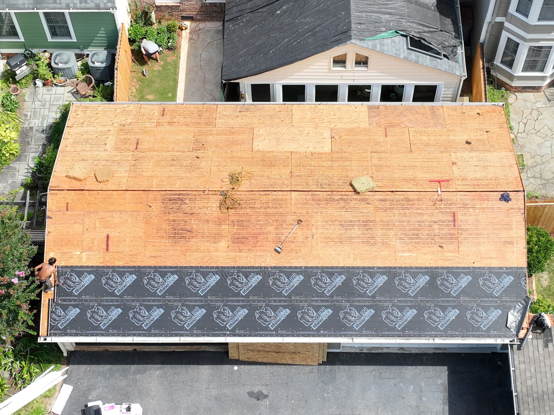 Gallery photos for Roof Replacement Underway in Decatur: Image #1