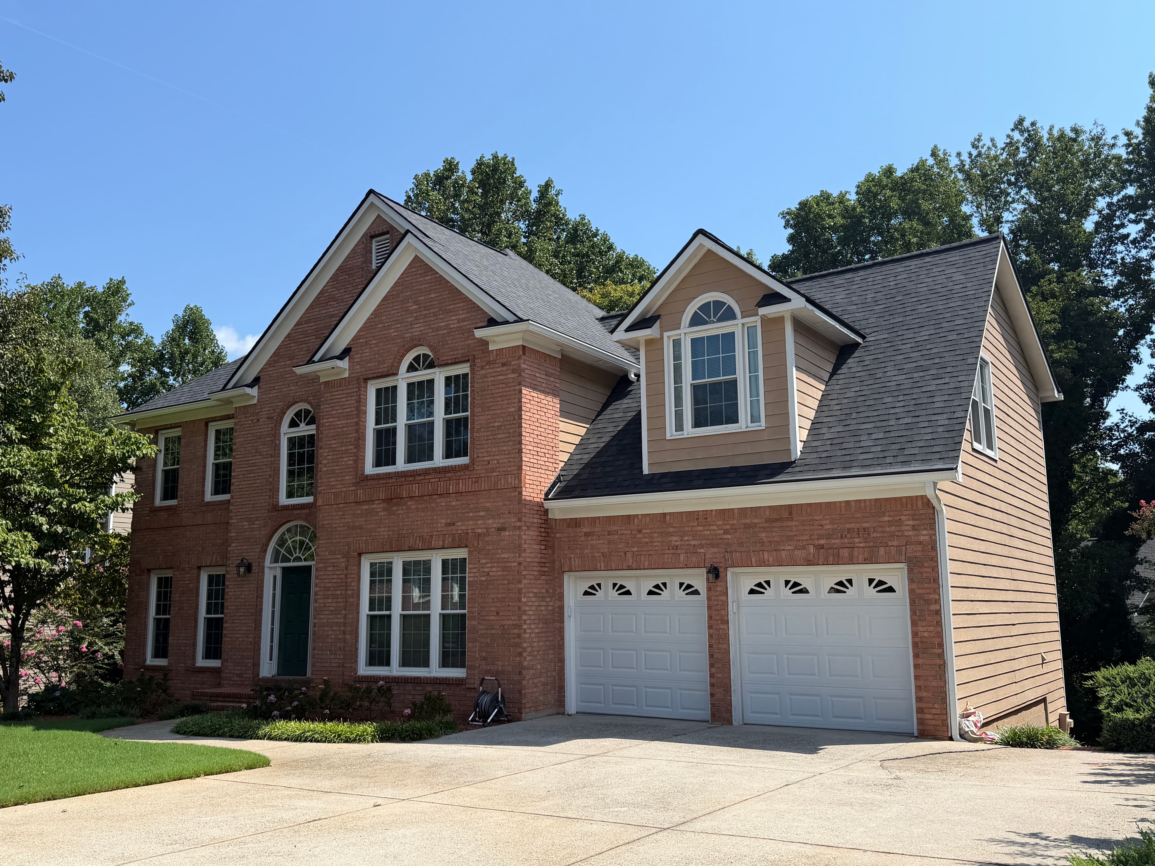 Project Roswell Re-Roof Done Right on This Brick Two-Story image