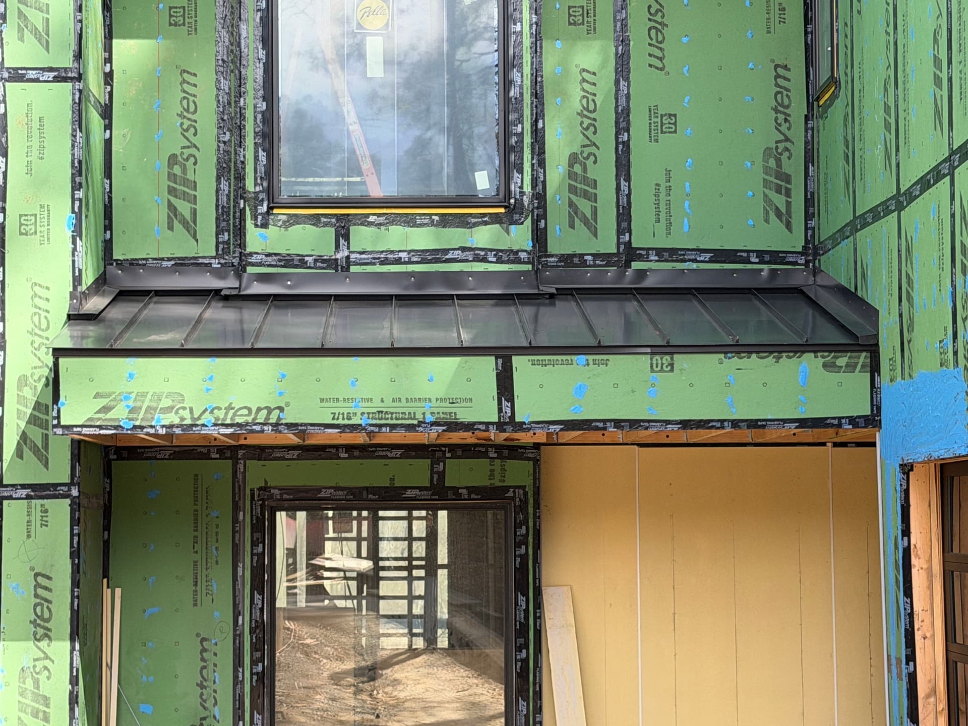 New Standing Seam Porch Roof Installation in Sandy Springs GA image