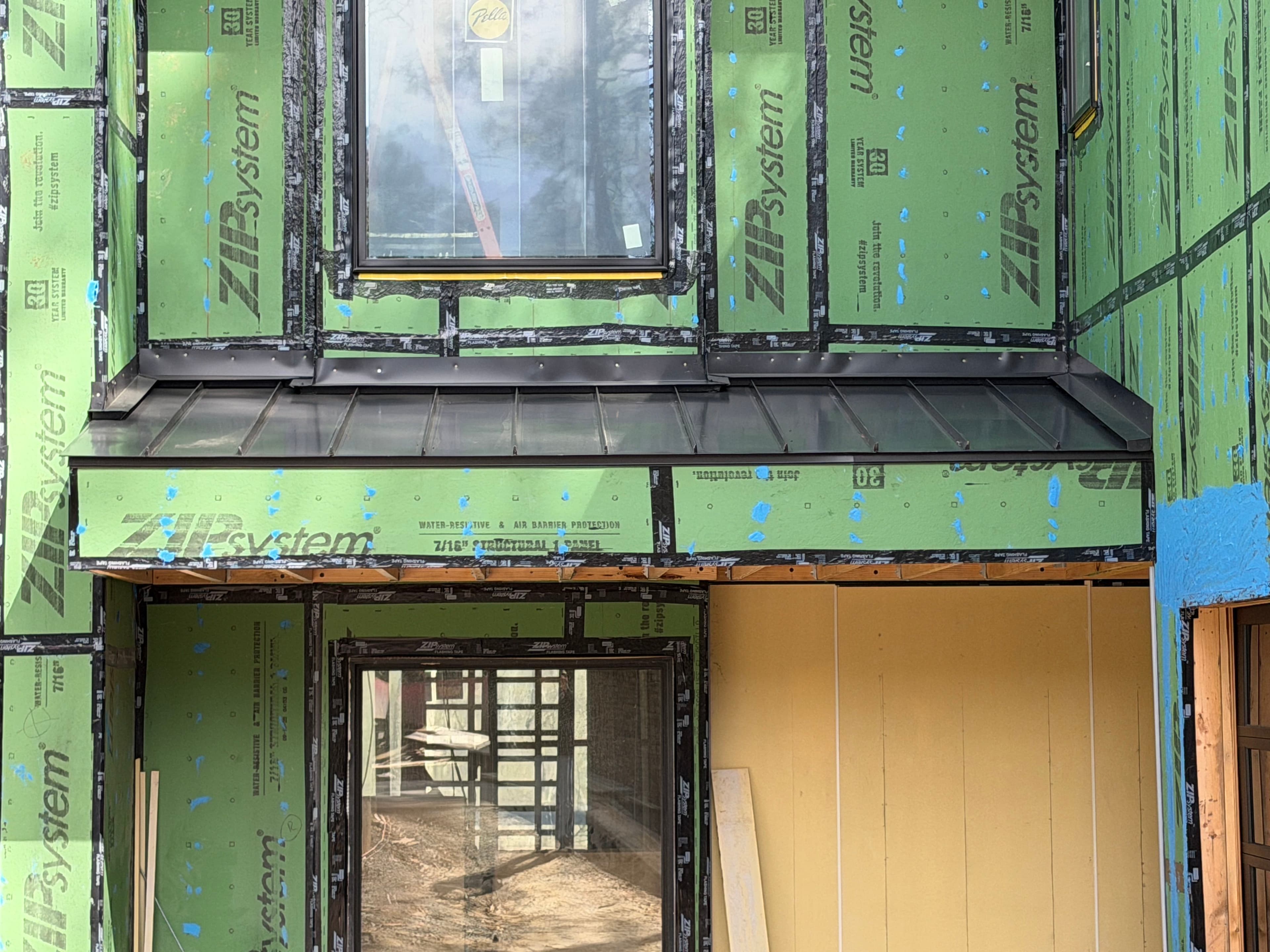 Project New Standing Seam Porch Roof Installation in Sandy Springs GA image