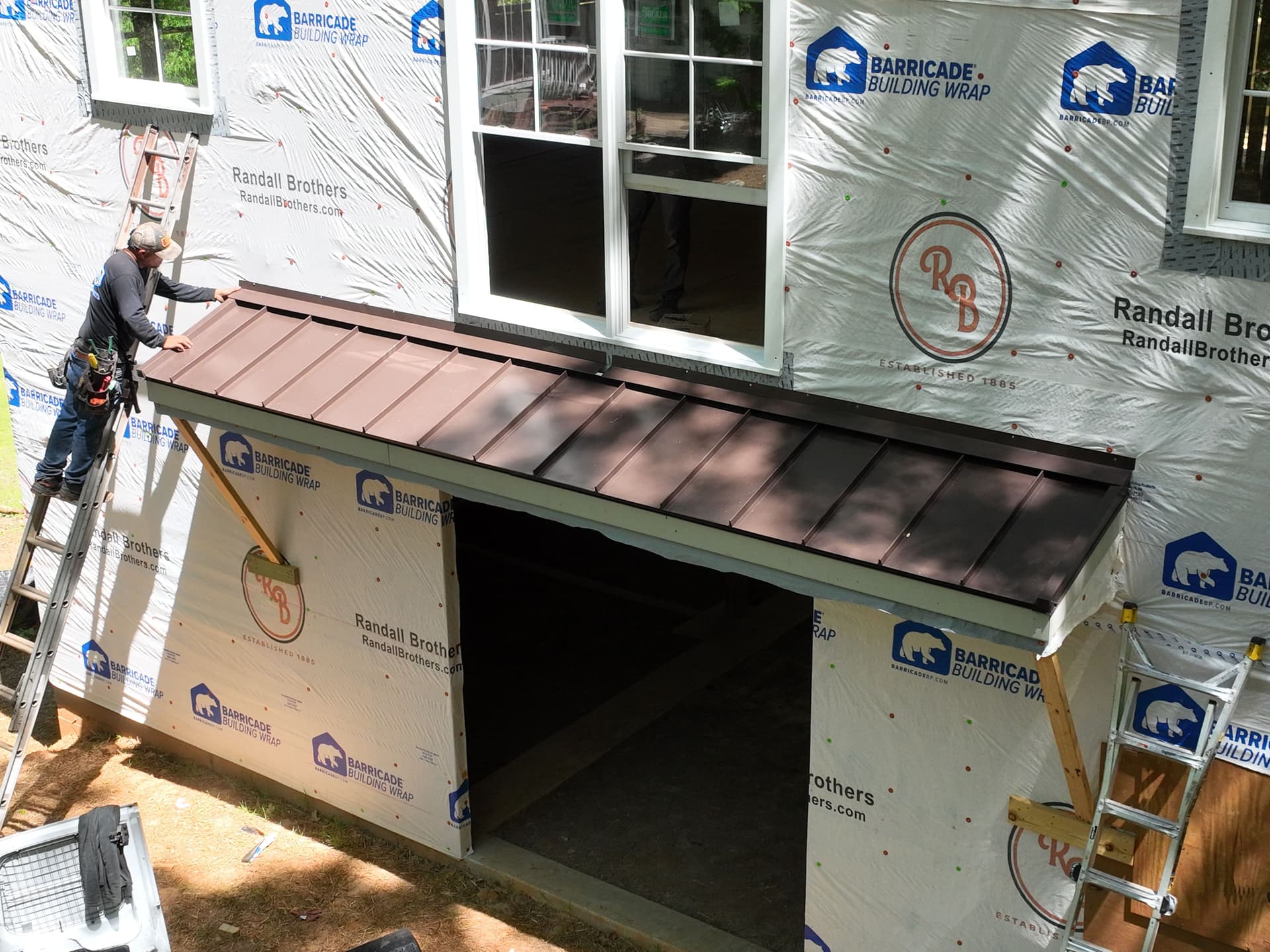 Standing Seam Metal Roof Installation in Roswell GA image