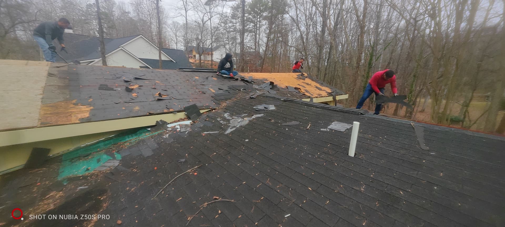 Gallery photos for Strengthening a Roof in Gainesville GA: Image #1