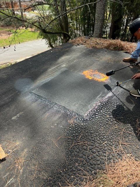 Gallery photos for Flat Roof Repair Transformation Success in Atlanta, GA: Image #2