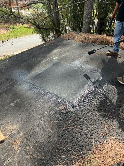Gallery photos for Flat Roof Repair Transformation Success in Atlanta, GA: Image #3