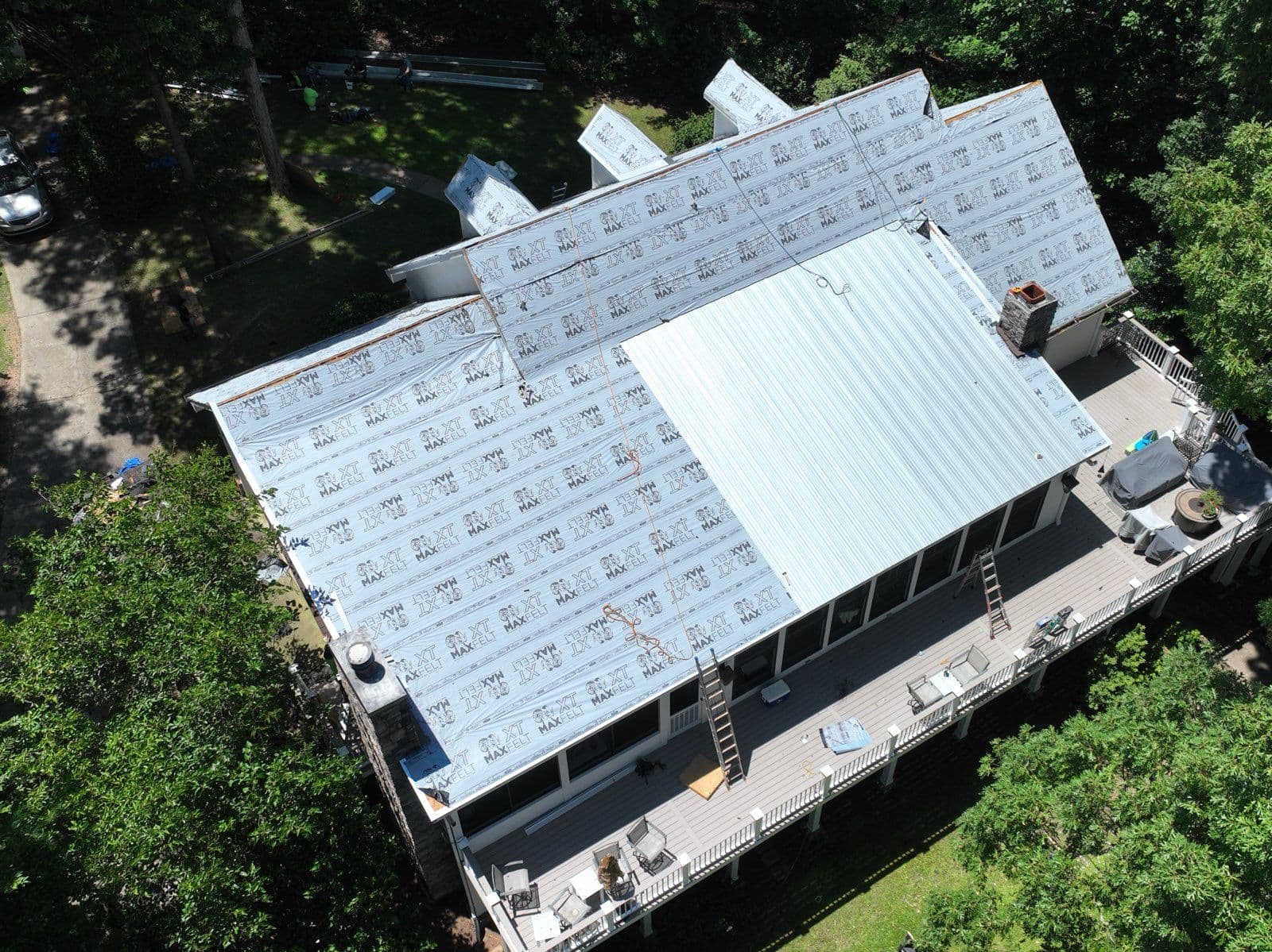 Metal Roof Transformation at Jackson Lake Monticello image