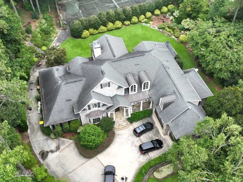 Slate Tile Roof Transformation in Sandy Springs image