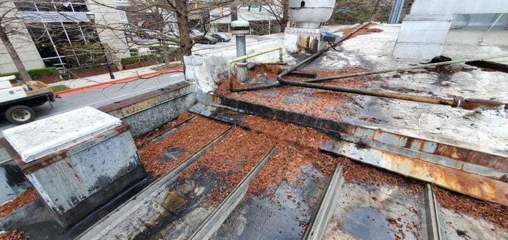 Commercial Flat Roof Inspection in Atlanta GA
