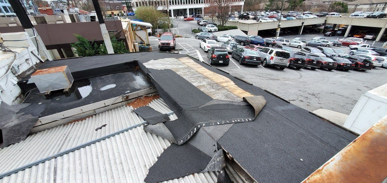 Commercial Flat Roof Inspection in Atlanta GA