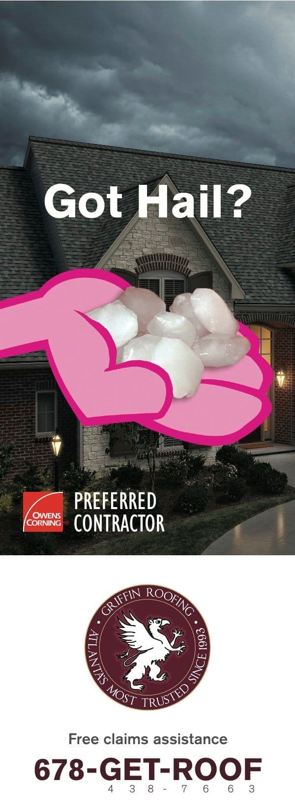 Hail Damage Repair Service Expertise by Griffin Roofing