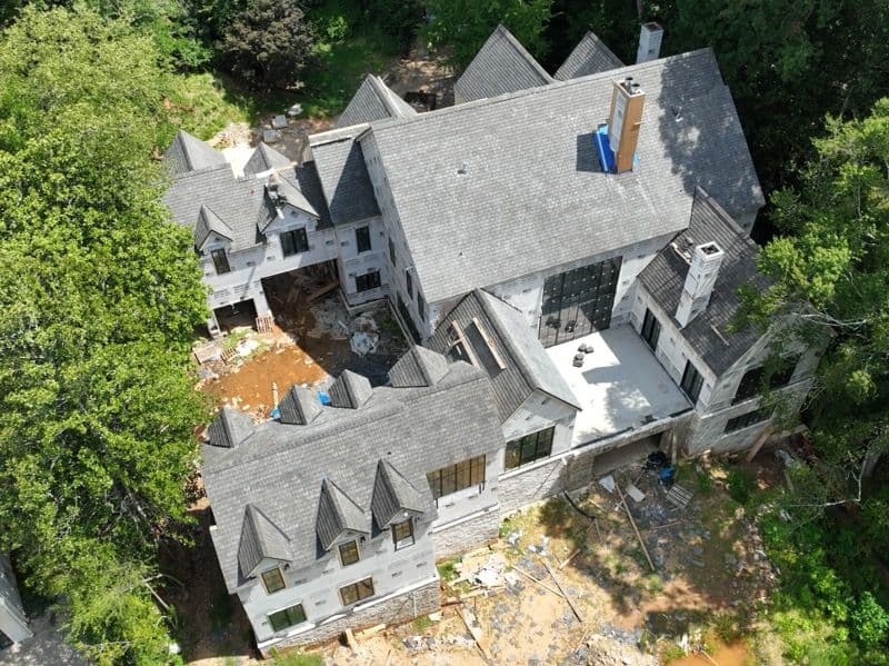 Gallery photos for Elegant Slate Roofing Transformation in Buckhead GA: Image #1