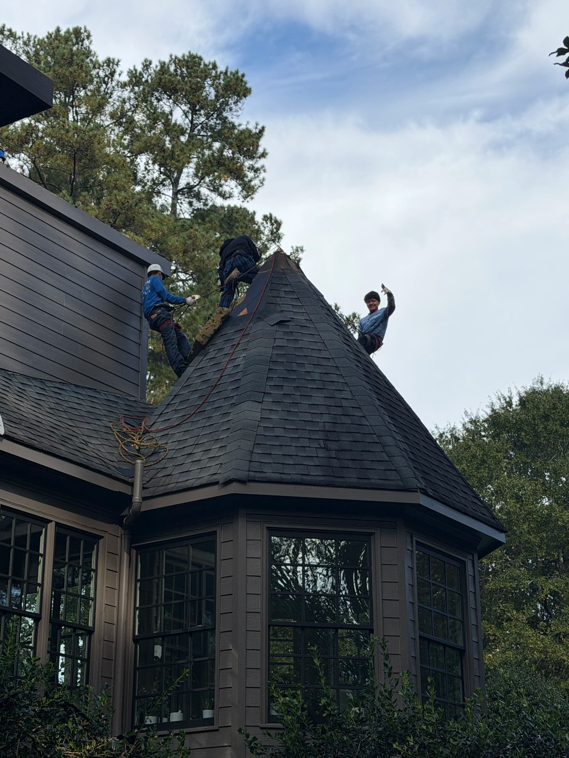 Slate Roof Installation Underway at a Sandy Springs Home image