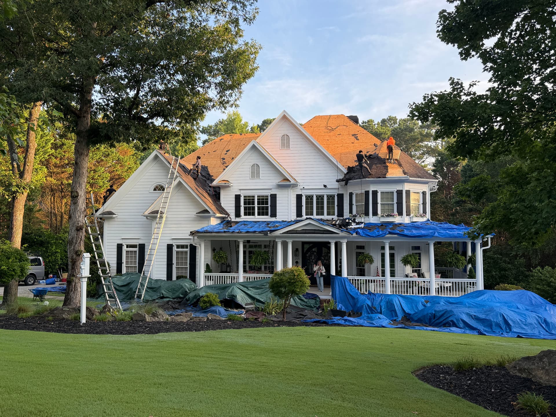 Full Roof Replacement Underway on This Alpharetta Home image