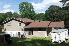 Completed roof replacement in Morrow, GA.