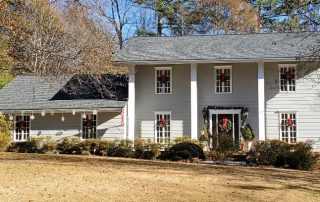 Griffin Roofing in Atlanta, GA - A picture of a hail damaged roof